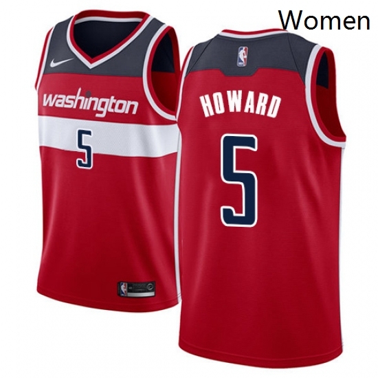 Womens Nike Washington Wizards 5 Juwan Howard Swingman Red Road NBA Jersey Icon Edition Womens Nike Washington Wizards 5 Juwan Howard Swingman Red Road NBA Jersey Icon Edition