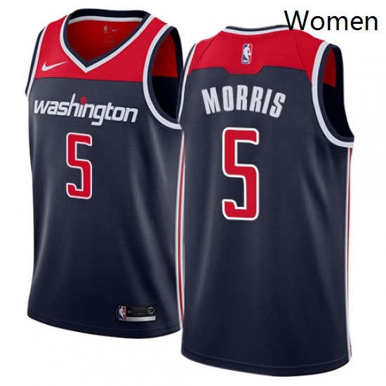 Womens Nike Washington Wizards 5 Markieff Morris Authentic Navy Blue NBA Jersey Statement Edition Womens Nike Washington Wizards 5 Markieff Morris Authentic Navy Blue NBA Jersey Statement Edition