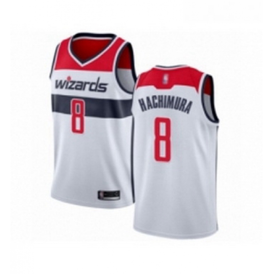 Womens Washington Wizards 8 Rui Hachimura Swingman White Basketball Jersey Association Edition Womens Washington Wizards 8 Rui Hachimura Swingman White Basketball Jersey Association Edition