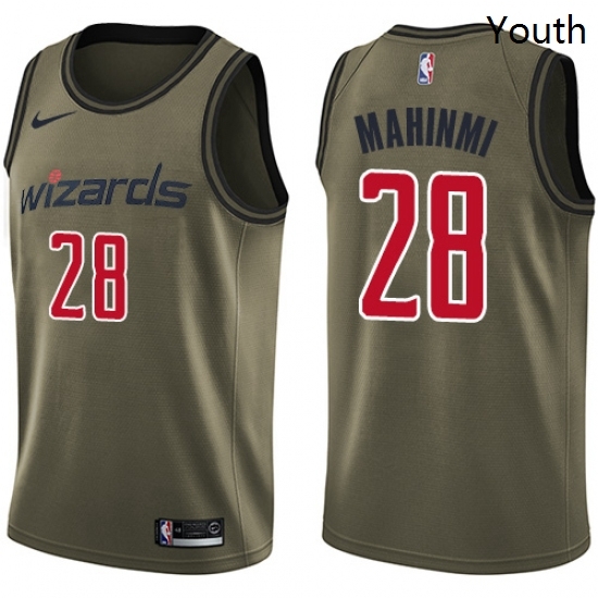 Youth Nike Washington Wizards 28 Ian Mahinmi Swingman Green Salute to Service NBA Jersey Youth Nike Washington Wizards 28 Ian Mahinmi Swingman Green Salute to Service NBA Jersey