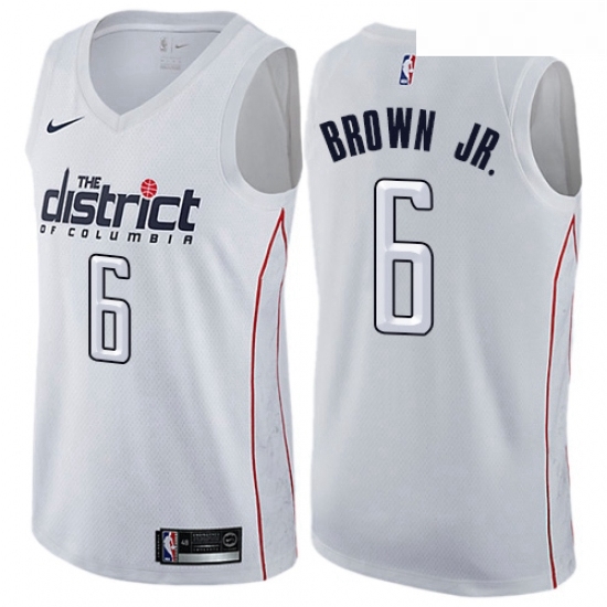 Youth Nike Washington Wizards 6 Troy Brown Jr Swingman White NBA Jersey City Edition Youth Nike Washington Wizards 6 Troy Brown Jr Swingman White NBA Jersey City Edition