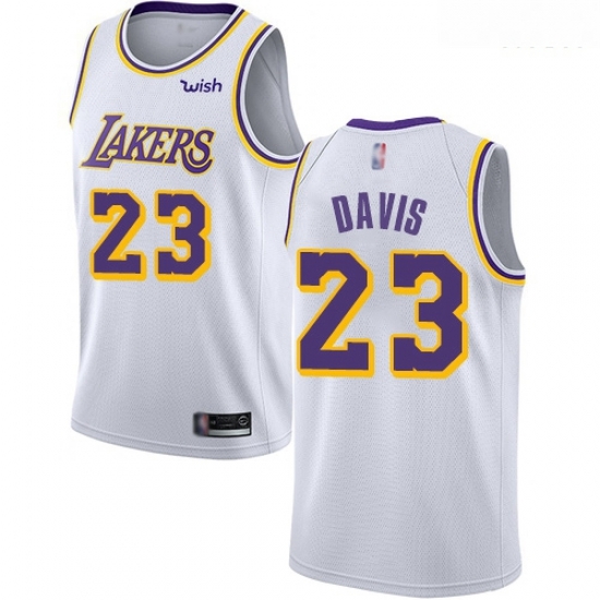 Lakers #23 Anthony Davis White Basketball Swingman Association Edition Jersey Lakers #23 Anthony Davis White Basketball Swingman Association Edition Jersey