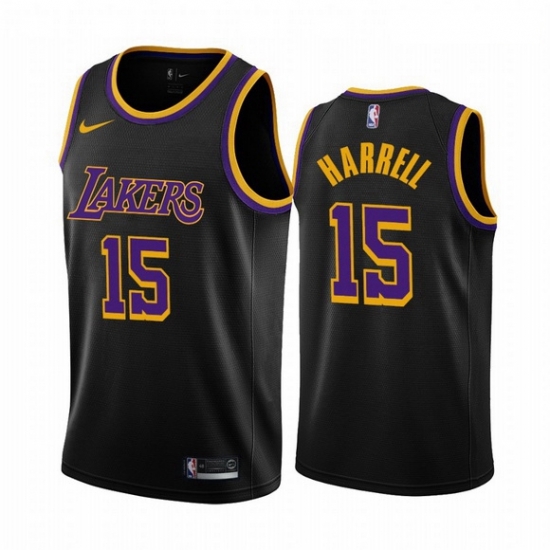 Men Los Angeles Lakers 15 Montrezl Harrell Black NBA Swingman 2020 21 Earned Edition Jerse Men Los Angeles Lakers 15 Montrezl Harrell Black NBA Swingman 2020 21 Earned Edition Jerse