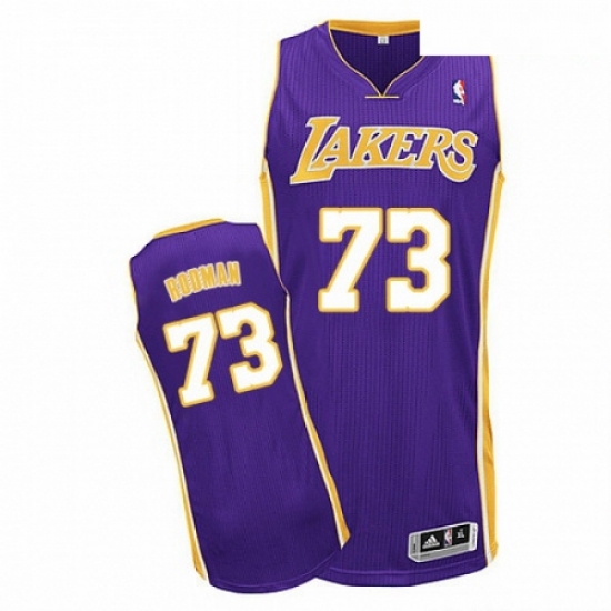 Mens Adidas Los Angeles Lakers 73 Dennis Rodman Authentic Purple Road NBA Jersey Mens Adidas Los Angeles Lakers 73 Dennis Rodman Authentic Purple Road NBA Jersey