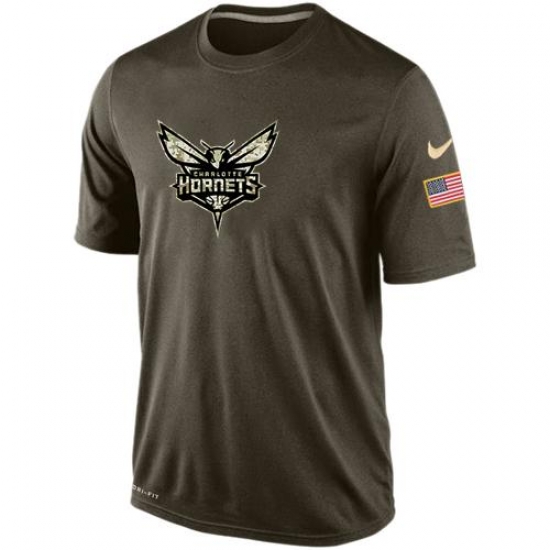 Mens Charlotte Hornets Salute To Service Nike Dri FIT T Shirt Mens Charlotte Hornets Salute To Service Nike Dri FIT T Shirt