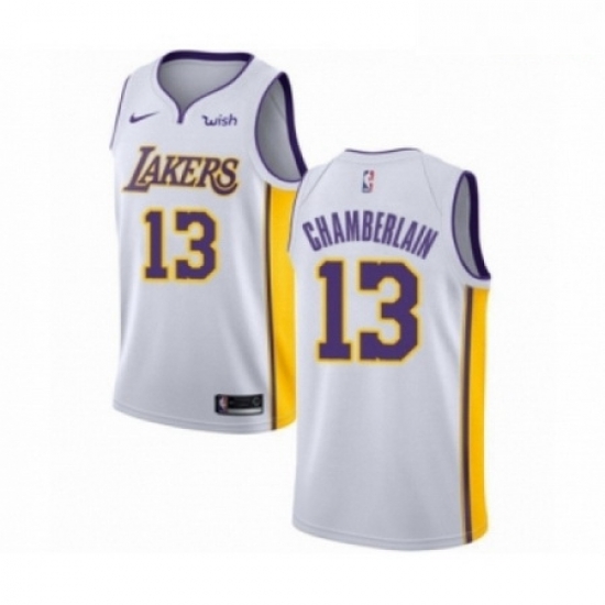 Mens Los Angeles Lakers 13 Wilt Chamberlain Authentic White Basketball Jersey Association Edition Mens Los Angeles Lakers 13 Wilt Chamberlain Authentic White Basketball Jersey Association Edition