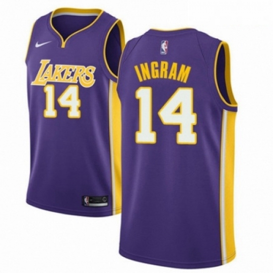 Mens Nike Los Angeles Lakers 14 Brandon Ingram Authentic Purple NBA Jersey Icon Edition Mens Nike Los Angeles Lakers 14 Brandon Ingram Authentic Purple NBA Jersey Icon Edition