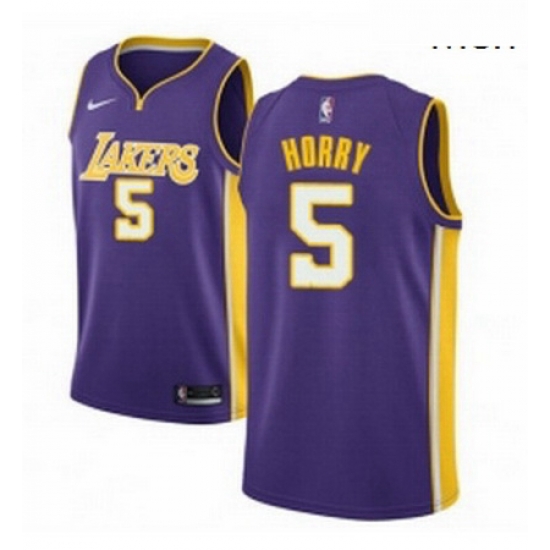 Mens Nike Los Angeles Lakers 5 Robert Horry Authentic Purple NBA Jersey Icon Edition Mens Nike Los Angeles Lakers 5 Robert Horry Authentic Purple NBA Jersey Icon Edition