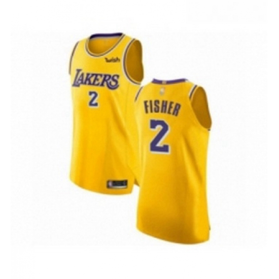 Womens Los Angeles Lakers 2 Derek Fisher Authentic Gold Home Basketball Jersey Icon Edition Womens Los Angeles Lakers 2 Derek Fisher Authentic Gold Home Basketball Jersey Icon Edition