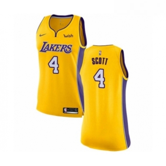 Womens Los Angeles Lakers 4 Byron Scott Authentic Gold Home Basketball Jersey Icon Edition Womens Los Angeles Lakers 4 Byron Scott Authentic Gold Home Basketball Jersey Icon Edition