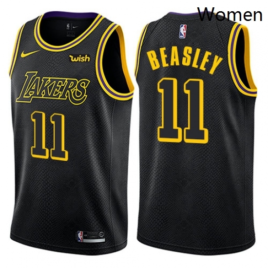 Womens Nike Los Angeles Lakers 11 Michael Beasley Swingman Black NBA Jersey City Edition Womens Nike Los Angeles Lakers 11 Michael Beasley Swingman Black NBA Jersey City Edition