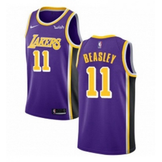 Womens Nike Los Angeles Lakers 11 Michael Beasley Swingman Purple NBA Jersey Statement Edition Womens Nike Los Angeles Lakers 11 Michael Beasley Swingman Purple NBA Jersey Statement Edition