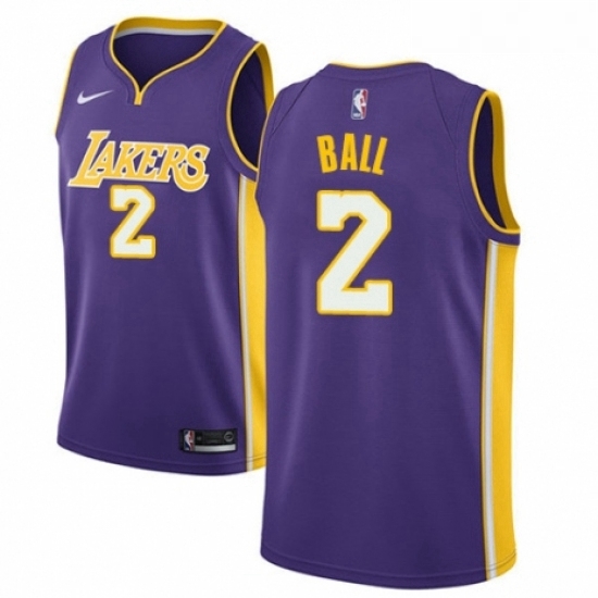 Womens Nike Los Angeles Lakers 2 Lonzo Ball Authentic Purple NBA Jersey Icon Edition Womens Nike Los Angeles Lakers 2 Lonzo Ball Authentic Purple NBA Jersey Icon Edition