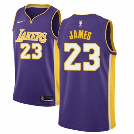 Womens Nike Los Angeles Lakers 23 LeBron James Swingman Purple NBA Jersey Statement Edition Womens Nike Los Angeles Lakers 23 LeBron James Swingman Purple NBA Jersey Statement Edition