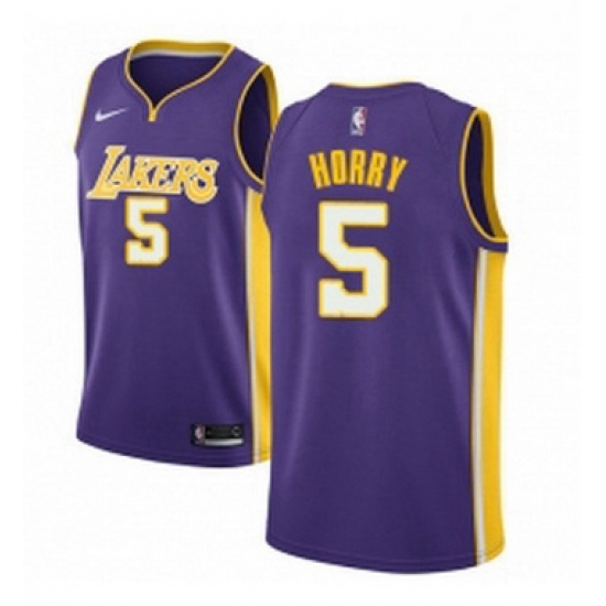 Womens Nike Los Angeles Lakers 5 Robert Horry Swingman Purple NBA Jersey Statement Edition Womens Nike Los Angeles Lakers 5 Robert Horry Swingman Purple NBA Jersey Statement Edition