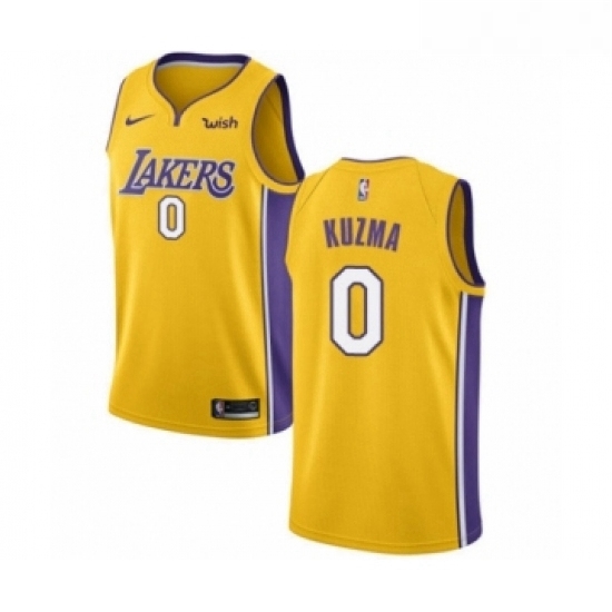 Youth Los Angeles Lakers 0 Kyle Kuzma Swingman Gold Home Basketball Jersey Icon Edition Youth Los Angeles Lakers 0 Kyle Kuzma Swingman Gold Home Basketball Jersey Icon Edition