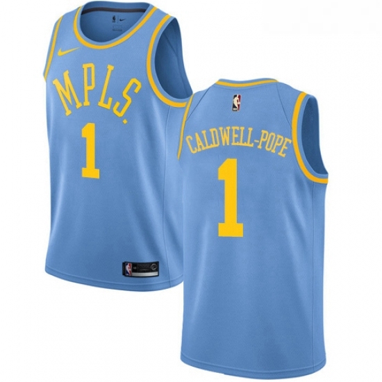 Youth Nike Los Angeles Lakers 1 Kentavious Caldwell Pope Swingman Blue Hardwood Classics NBA Jersey Youth Nike Los Angeles Lakers 1 Kentavious Caldwell Pope Swingman Blue Hardwood Classics NBA Jersey