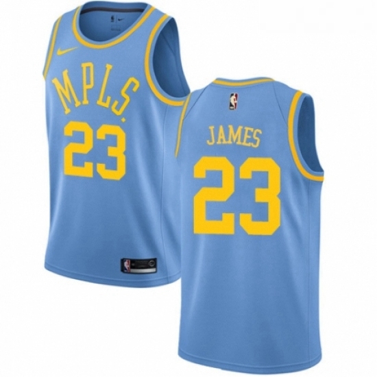 Youth Nike Los Angeles Lakers 23 LeBron James Swingman Blue Hardwood Classics NBA Jersey Youth Nike Los Angeles Lakers 23 LeBron James Swingman Blue Hardwood Classics NBA Jersey
