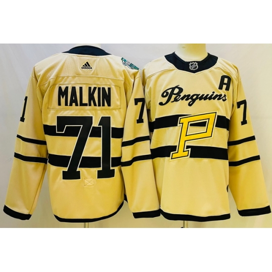 Men Pittsburgh Penguins 71 Evgeni Malkin White 2022 23 Reverse Retro Stitched NHL Jersey Men Pittsburgh Penguins 71 Evgeni Malkin White 2022 23 Reverse Retro Stitched NHL Jersey