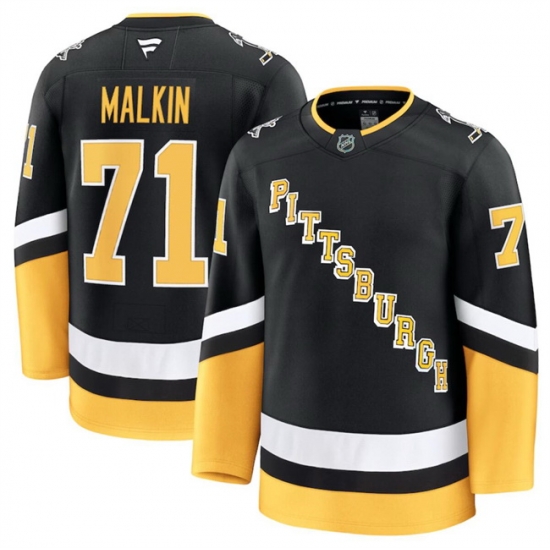 Men Pittsburgh Penguins Active Player Custom Black 2024 25 Alternate Stitched Hockey Jersey Men Pittsburgh Penguins Active Player Custom Black 2024 25 Alternate Stitched Hockey Jersey