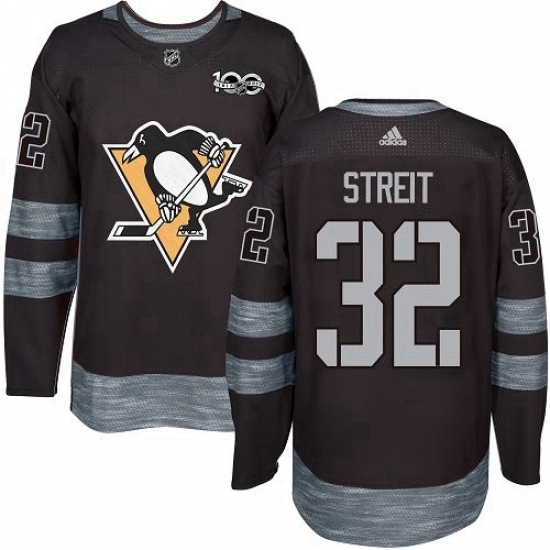Mens Adidas Pittsburgh Penguins 22 Matt Hunwick Authentic Black 1917 2017 100th Anniversary NHL Jersey Mens Adidas Pittsburgh Penguins 22 Matt Hunwick Authentic Black 1917 2017 100th Anniversary NHL Jersey