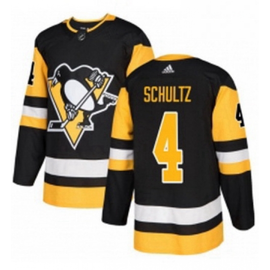Mens Adidas Pittsburgh Penguins 4 Justin Schultz Authentic Black Home NHL Jersey Mens Adidas Pittsburgh Penguins 4 Justin Schultz Authentic Black Home NHL Jersey