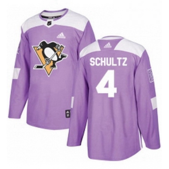 Mens Adidas Pittsburgh Penguins 4 Justin Schultz Authentic Purple Fights Cancer Practice NHL Jersey Mens Adidas Pittsburgh Penguins 4 Justin Schultz Authentic Purple Fights Cancer Practice NHL Jersey