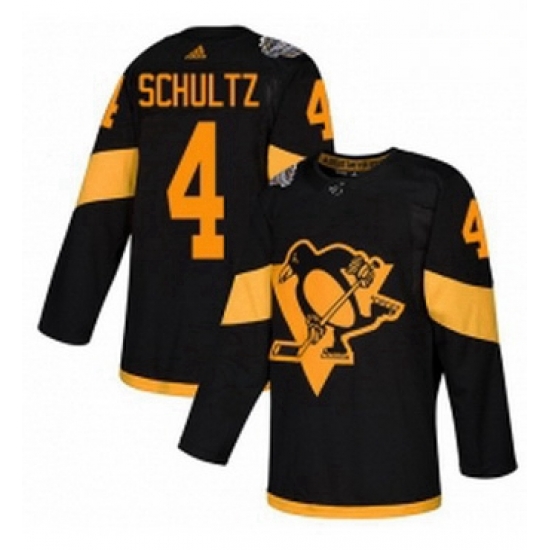 Mens Adidas Pittsburgh Penguins 4 Justin Schultz Black Authentic 2019 Stadium Series Stitched NHL Jersey Mens Adidas Pittsburgh Penguins 4 Justin Schultz Black Authentic 2019 Stadium Series Stitched NHL Jersey