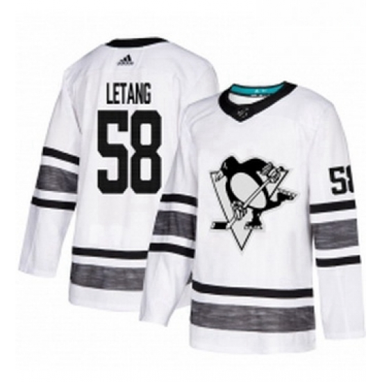 Mens Adidas Pittsburgh Penguins 58 Kris Letang White 2019 All Star Game Parley Authentic Stitched NHL Jersey Mens Adidas Pittsburgh Penguins 58 Kris Letang White 2019 All Star Game Parley Authentic Stitched NHL Jersey