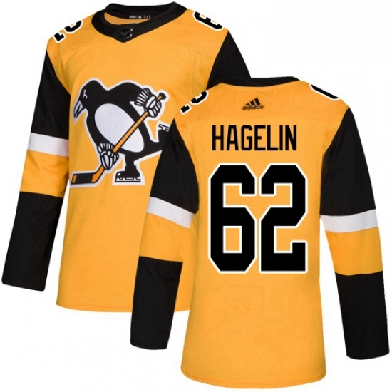 Mens Adidas Pittsburgh Penguins 62 Carl Hagelin Premier Gold Alternate NHL Jersey Mens Adidas Pittsburgh Penguins 62 Carl Hagelin Premier Gold Alternate NHL Jersey