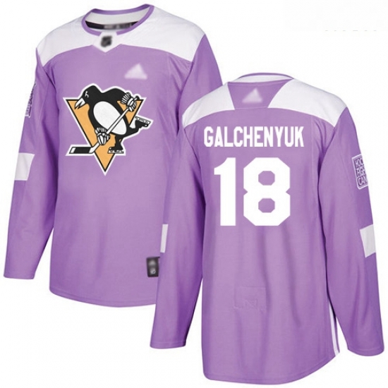 Penguins #18 Alex Galchenyuk Purple Authentic Fights Cancer Stitched Hockey Jersey Penguins #18 Alex Galchenyuk Purple Authentic Fights Cancer Stitched Hockey Jersey