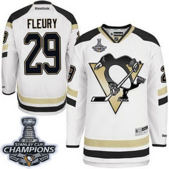 Penguins #29 Andre Fleury White 2014 Stadium Series 2017 Stanley Cup Finals Champions Stitched NHL Jersey Penguins #29 Andre Fleury White 2014 Stadium Series 2017 Stanley Cup Finals Champions Stitched NHL Jersey