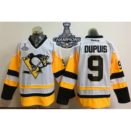 Penguins #9 Pascal Dupuis White New Away 2017 Stanley Cup Finals Champions Stitched NHL Jersey Penguins #9 Pascal Dupuis White New Away 2017 Stanley Cup Finals Champions Stitched NHL Jersey