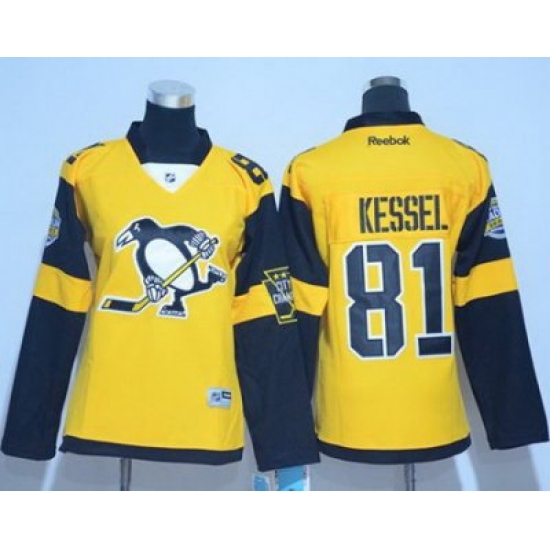 Penguins #81 Phil Kessel Gold 2017 Stadium Series Womens Stitched NHL Jersey Penguins #81 Phil Kessel Gold 2017 Stadium Series Womens Stitched NHL Jersey