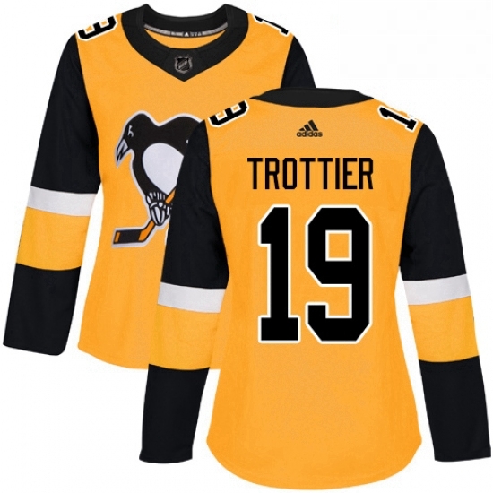 Womens Adidas Pittsburgh Penguins 19 Bryan Trottier Authentic Gold Alternate NHL Jerse Womens Adidas Pittsburgh Penguins 19 Bryan Trottier Authentic Gold Alternate NHL Jerse