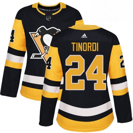 Womens Adidas Pittsburgh Penguins 24 Jarred Tinordi Authentic Black Home NHL Jersey Womens Adidas Pittsburgh Penguins 24 Jarred Tinordi Authentic Black Home NHL Jersey
