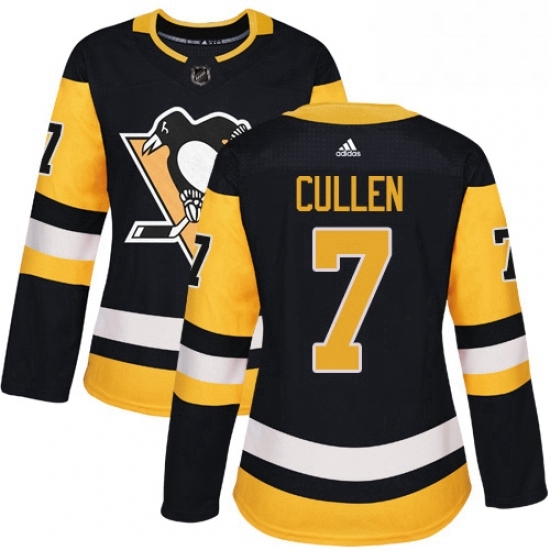 Womens Adidas Pittsburgh Penguins 7 Matt Cullen Authentic Black Home NHL Jersey Womens Adidas Pittsburgh Penguins 7 Matt Cullen Authentic Black Home NHL Jersey