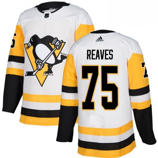 Womens Adidas Pittsburgh Penguins 75 Ryan Reaves Authentic White Away NHL Jersey Womens Adidas Pittsburgh Penguins 75 Ryan Reaves Authentic White Away NHL Jersey