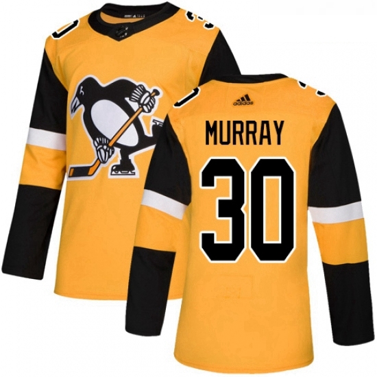 Youth Adidas Pittsburgh Penguins 30 Matt Murray Authentic Gold Alternate NHL Jersey Youth Adidas Pittsburgh Penguins 30 Matt Murray Authentic Gold Alternate NHL Jersey