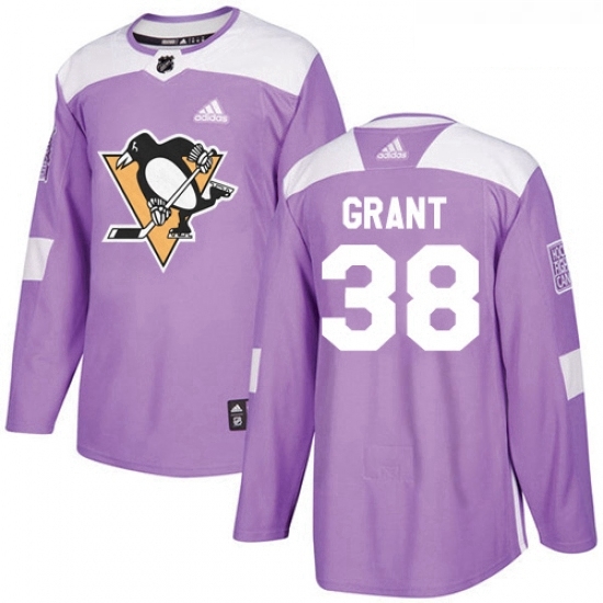Youth Adidas Pittsburgh Penguins 38 Derek Grant Authentic Purple Fights Cancer Practice NHL Jersey Youth Adidas Pittsburgh Penguins 38 Derek Grant Authentic Purple Fights Cancer Practice NHL Jersey
