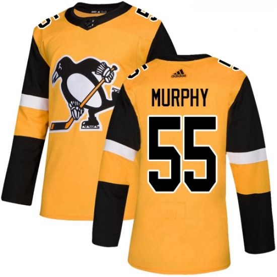 Youth Adidas Pittsburgh Penguins 55 Larry Murphy Authentic Gold Alternate NHL Jersey Youth Adidas Pittsburgh Penguins 55 Larry Murphy Authentic Gold Alternate NHL Jersey