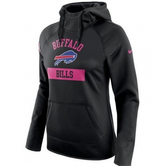 NFL Buffalo Bills Nike Womens Breast Cancer Awareness Circuit Performance Pullover Hoodie Black NFL Buffalo Bills Nike Womens Breast Cancer Awareness Circuit Performance Pullover Hoodie Black