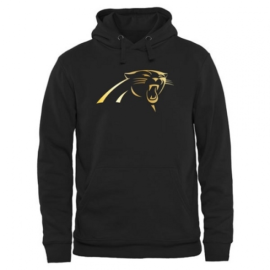NFL Mens Carolina Panthers Pro Line Black Gold Collection Pullover Hoodie NFL Mens Carolina Panthers Pro Line Black Gold Collection Pullover Hoodie