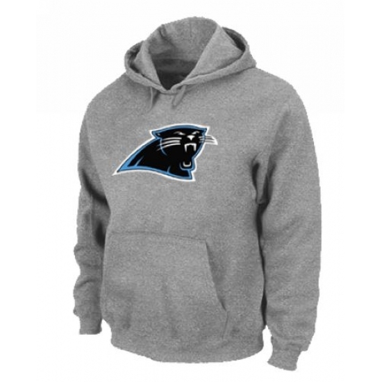 NFL Mens Nike Carolina Panthers Logo Pullover Hoodie Grey NFL Mens Nike Carolina Panthers Logo Pullover Hoodie Grey