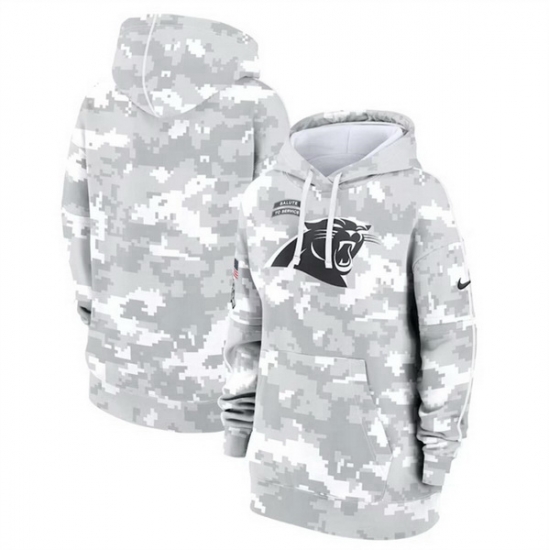 Women Carolina Panthers 2024 Arctic Camo Salute To Service Club Fleece Pullover Hoodie Women Carolina Panthers 2024 Arctic Camo Salute To Service Club Fleece Pullover Hoodie
