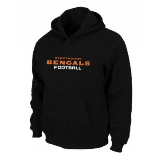 NFL Mens Nike Cincinnati Bengals Font Pullover Hoodie Black NFL Mens Nike Cincinnati Bengals Font Pullover Hoodie Black