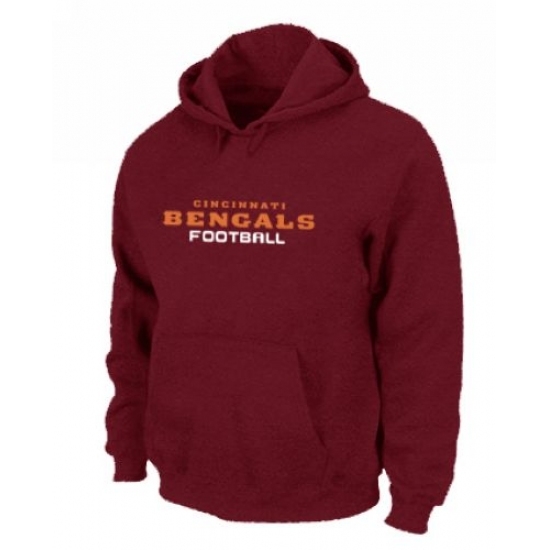 NFL Mens Nike Cincinnati Bengals Font Pullover Hoodie Red NFL Mens Nike Cincinnati Bengals Font Pullover Hoodie Red