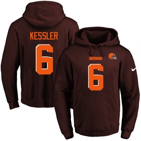 NFL Mens Nike Cleveland Browns 6 Cody Kessler Brown Name Number Pullover Hoodie NFL Mens Nike Cleveland Browns 6 Cody Kessler Brown Name Number Pullover Hoodie