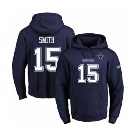 Football Mens Dallas Cowboys 15 Devin Smith Navy Blue Name Number Pullover Hoodie Football Mens Dallas Cowboys 15 Devin Smith Navy Blue Name Number Pullover Hoodie