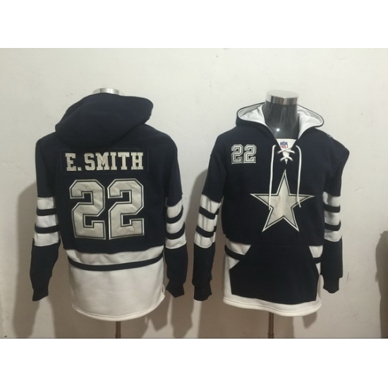 Men Nike Dallas Cowboys Emmitt Smith 22 NFL Winter Thick Hoodie Men Nike Dallas Cowboys Emmitt Smith 22 NFL Winter Thick Hoodie